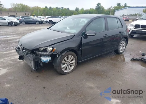 2020 Volkswagen Golf 1.4T Tsi z USA, uszkodzony, nr VIN 3VWW57AU2LM009352